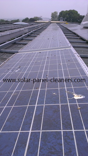 Solar Panel Cleaning At Derby University Completed