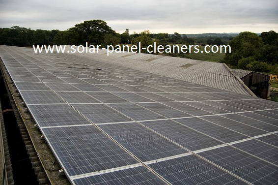 Solar Panel Cleaning Completed On Two Farms At Haywards Heath, West Sussex