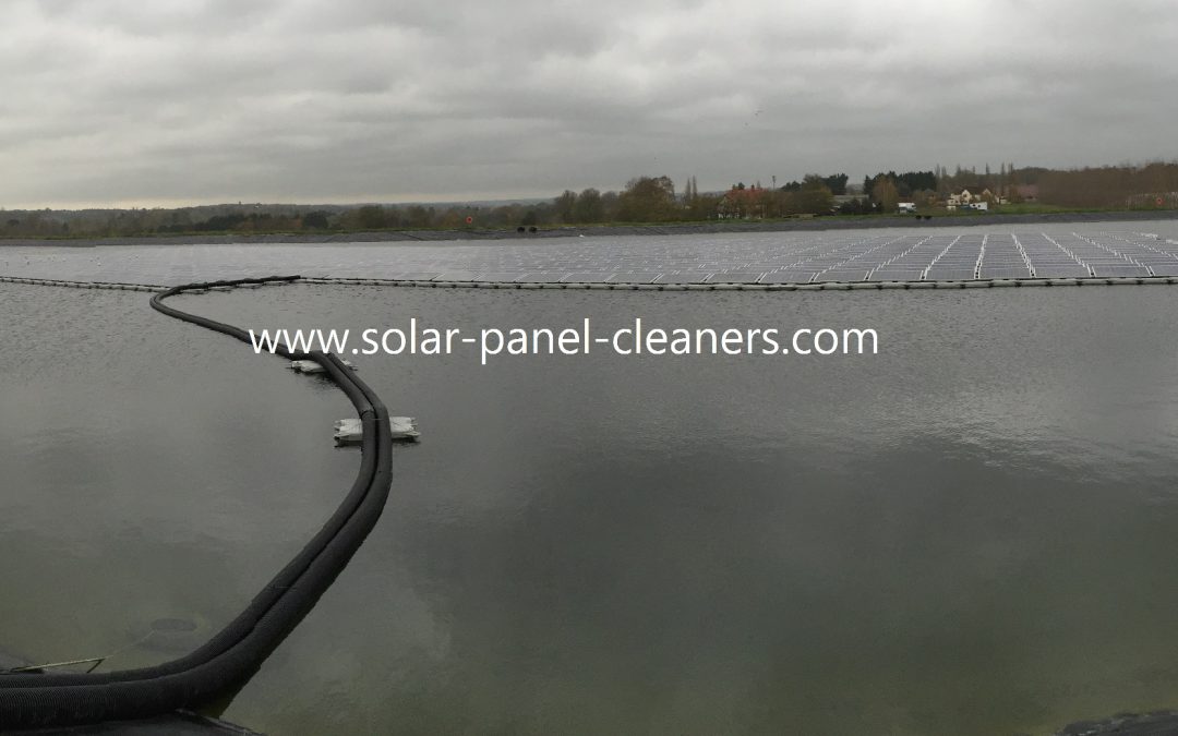 Solar Panels At Europe’s First Floating Solar Farm Cleaned By Clean Solar Solutions