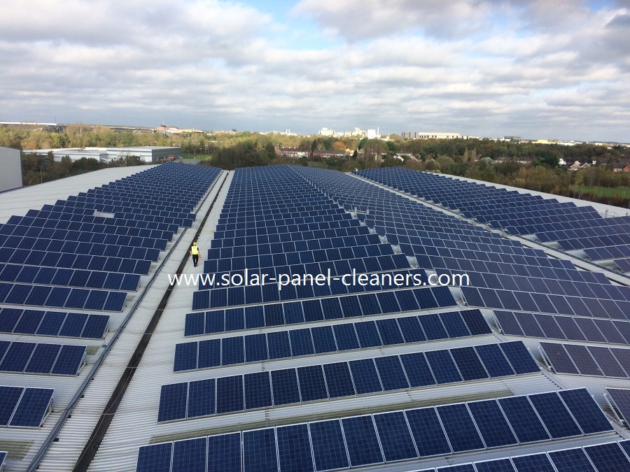 2019 Solar Panels Cleaned For Staples, Corby, Northamptonshire