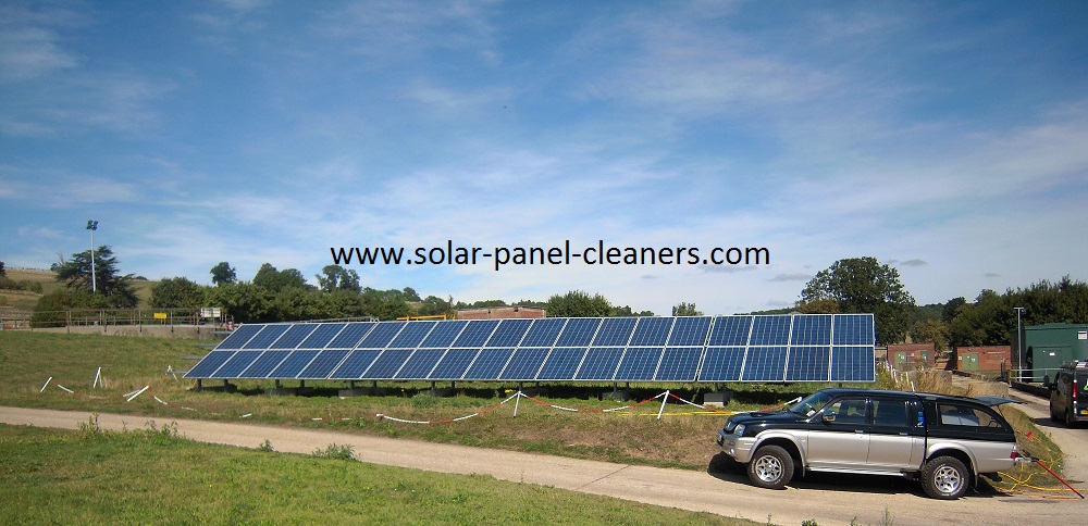 Solar Panels Cleaned On 6 Oxfordshire Solar Farms For Anesco