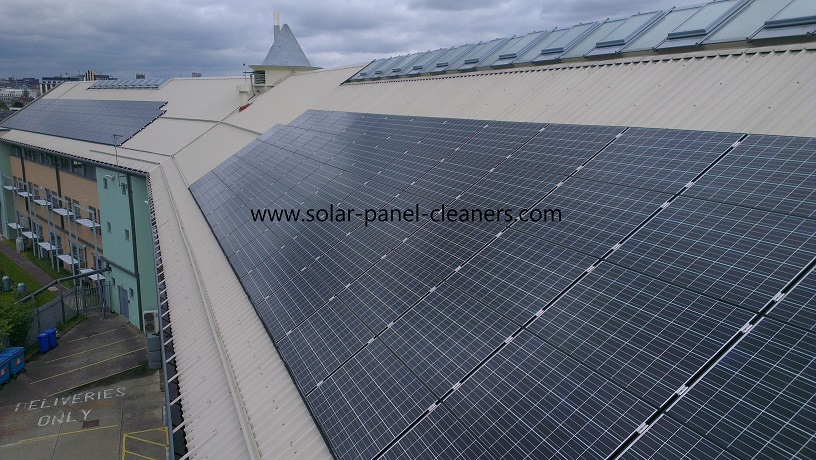 Solar Panel Cleaning Complete For Environmental Agency, Nottingham
