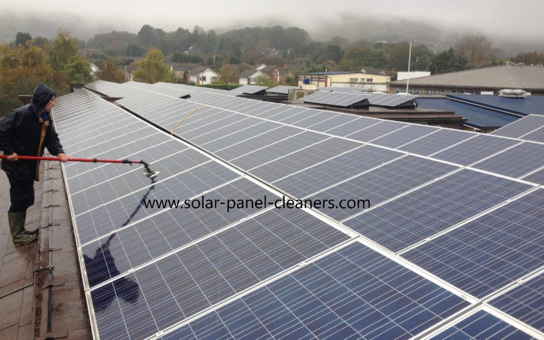 Solar Panel Cleaning On 6 Eastbourne Schools Completed