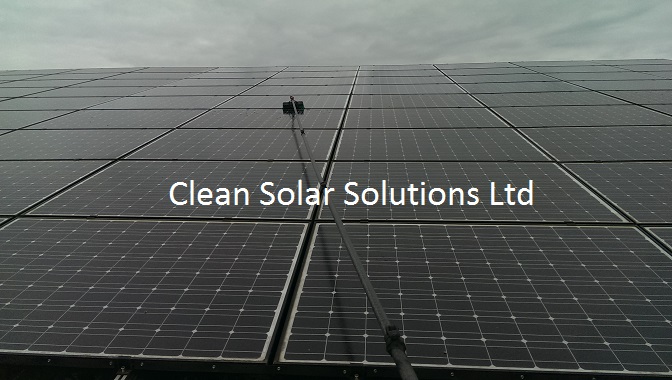 Solar Panel Cleaning On Swindon Dairy Farm