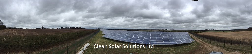 Solar Farm Cleaning In Leamington Spa Completed