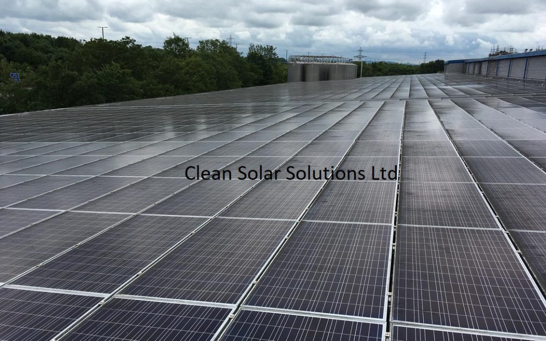Solar Panel Cleaning In Bristol – 1.69MW  Amcor Flexibles