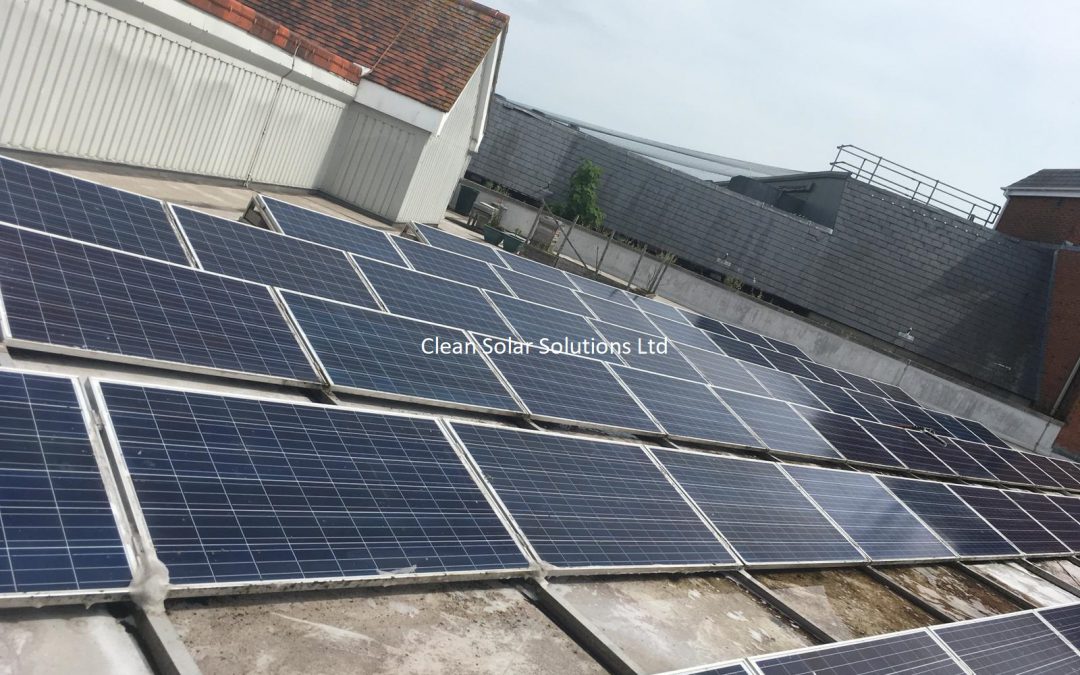 Solar Panel Cleaning In Canterbury -White Friars Shopping Centre