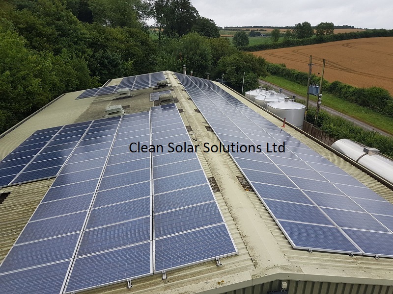 Commercial Solar Panel Cleaning Completed in Leckford, Andover