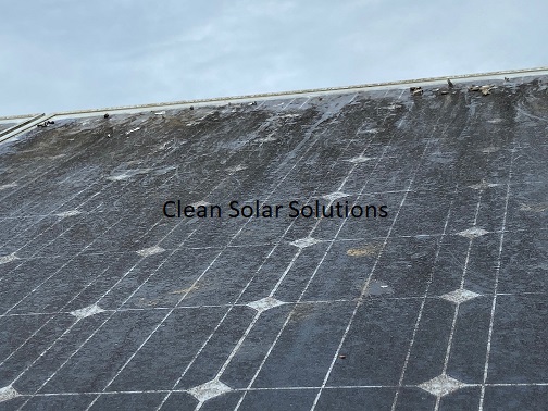 Solar panels in Wadebridge that need cleaning
