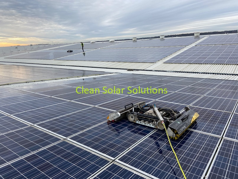 Solar panel cleaning Trentham